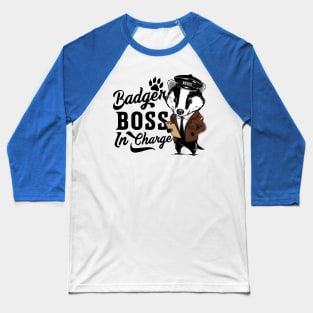 Badger Boss in a charge Baseball T-Shirt